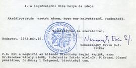 Állandó Bizottság ülése